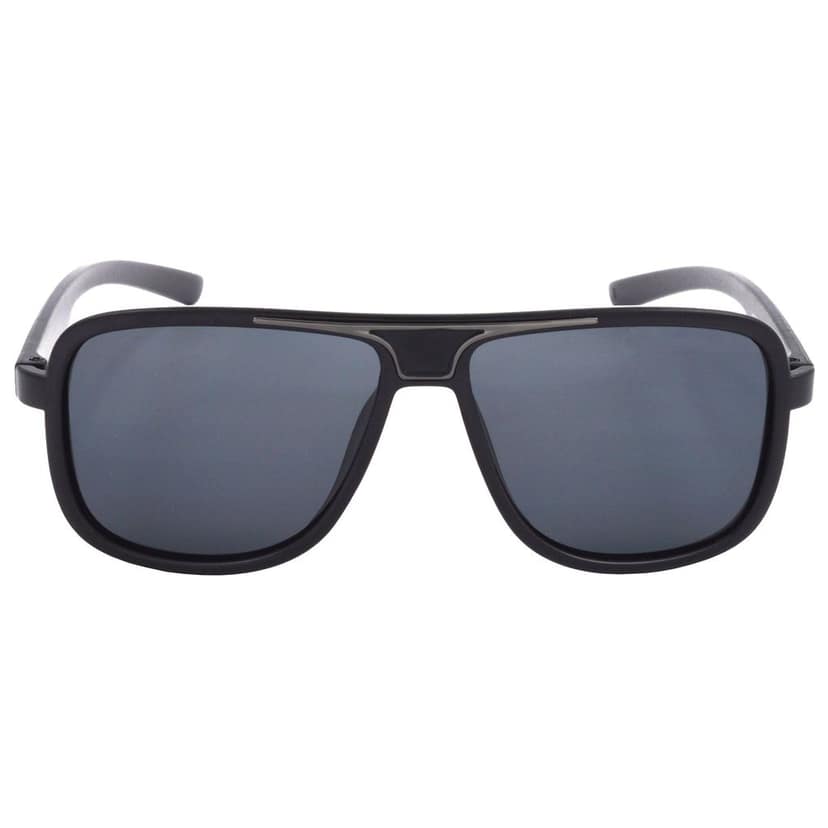 Hrinkar Black Rectangular Sunglasses Brands Black Frame Polarized Goggles for Men & Women - HRS508-BK-BK-P view 2