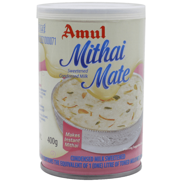Amul Sweetened Condensed Milk Mithai Mate 400 G Tin