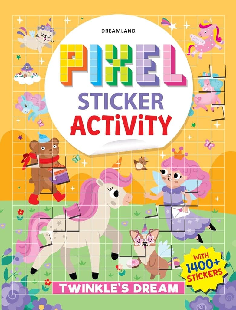 Pixel Sticker Activity Book: Twinkle's Dream – Over 1,400 Stickers for Kids Age 4+ | Magical Pixel Art Scenes, Sticker Puzzles