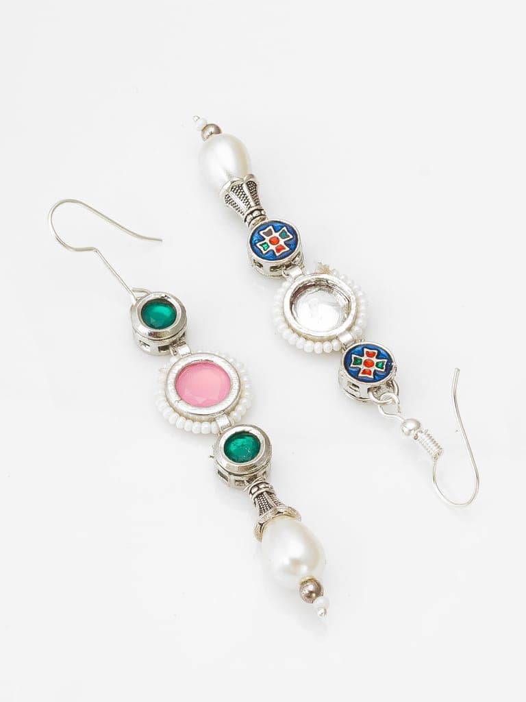 Morison Golden Chandelier Earrings Regal and Radiant view 2