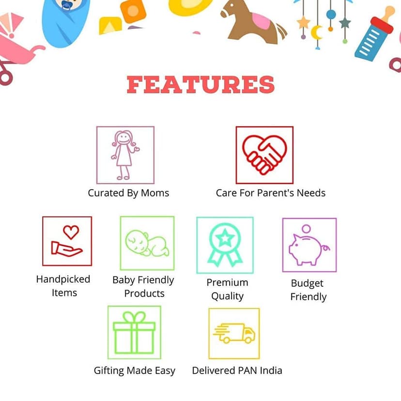 The Baby First Box - The First Feeding Set Gift Box Multicolor view 2
