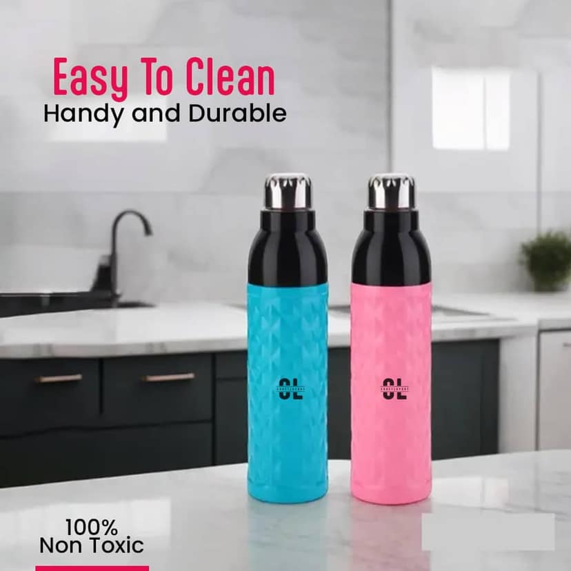 Craftlayout Pack of 3 BPA-Free Water Bottle 1100ml view 2