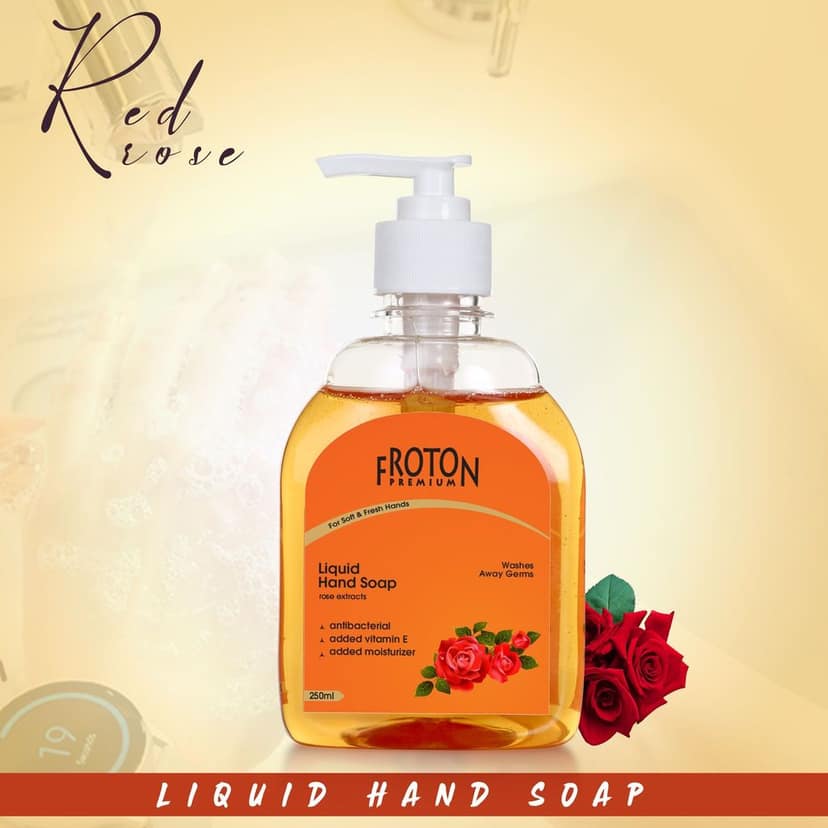 Froton Handwash Rose & Gold 250ml Pack of 2 view 2