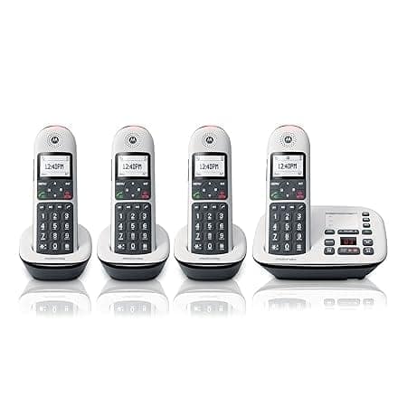 Motorola Voice CD5014+ DECT 6.0 Digital Cordless Telephone with Answering Machine