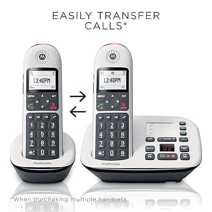 Motorola Voice CD5014+ DECT 6.0 Digital Cordless Telephone with Answering Machine view 2