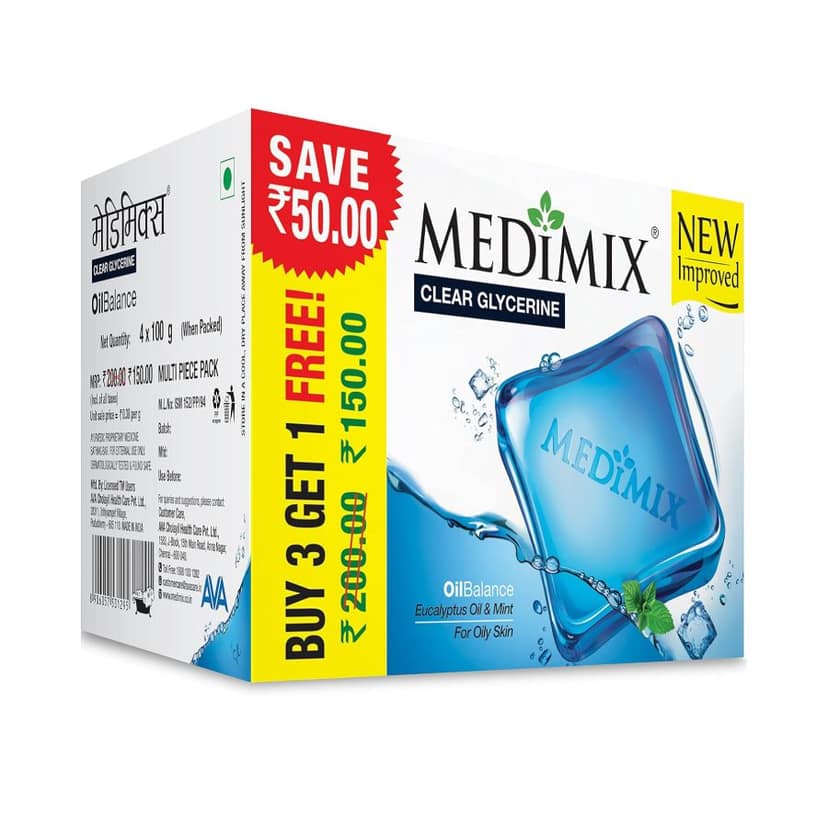 Medimix Glycerine 3 Plus 1 400 Gms
