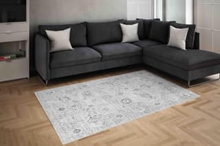 Neu Looms Handmade Viscose Wool Anti-Skid Rug for Bedroom, Living Room, Nursery, Playroom & Dorm - Soft & Durable, 2x3 Feet, Beige/Brown