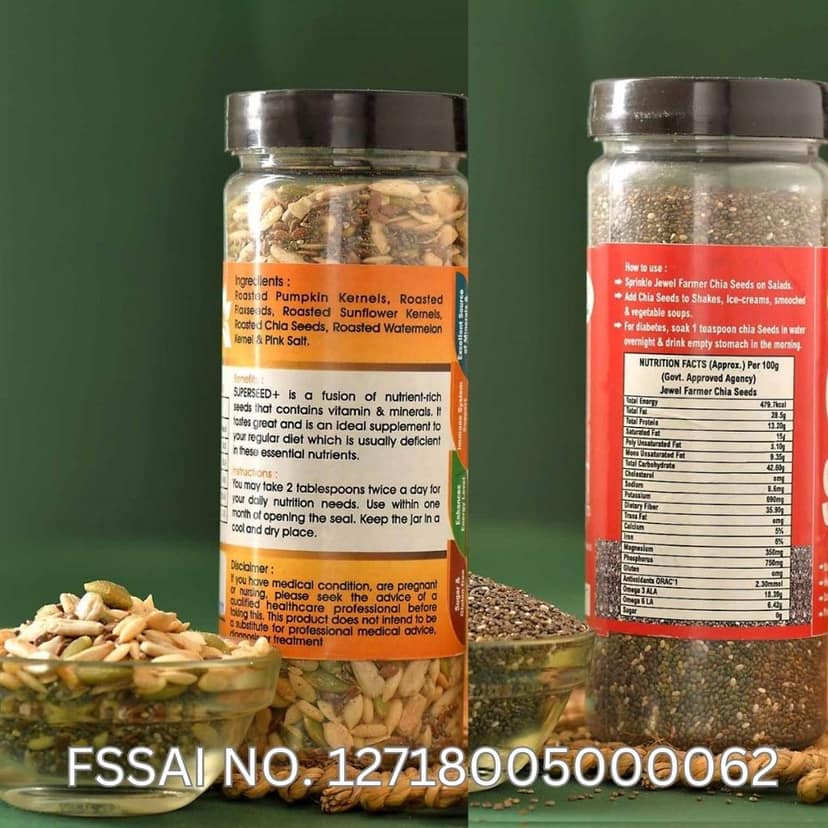 Chia seeds and Super seeds Combo pack view 2