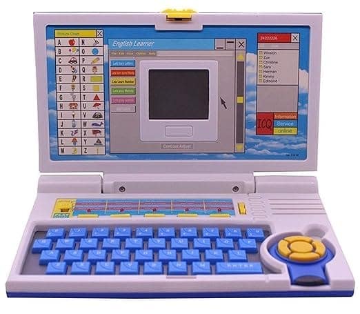 Educational Laptop Computer Toy with Mouse for Kids Above 3 Years - 20 Fun Activity view 2