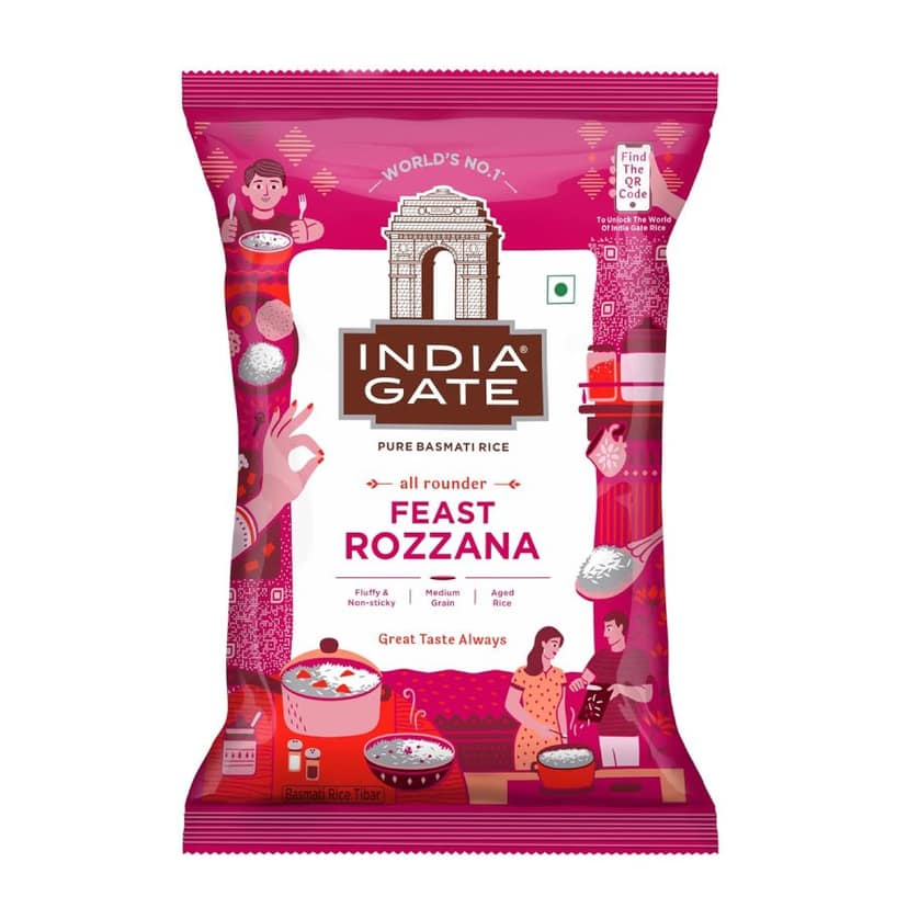 India Gate Feast Rozzana Basmati Rice 1 Kg