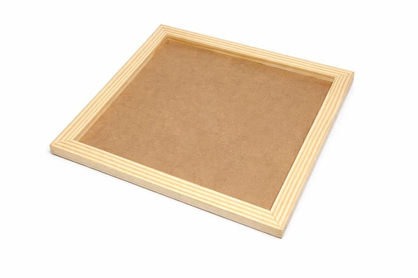 DEVESHA DIY Wooden MDF Frame Base, 12 x 12 Inch (Pack of 1) | Resin Frame for Art, Craft and Decoration view 2