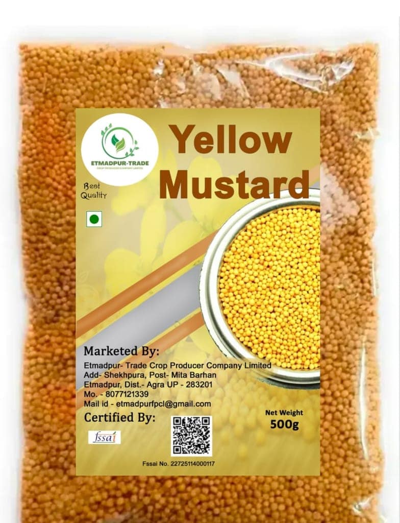 Yellow mustard view 2