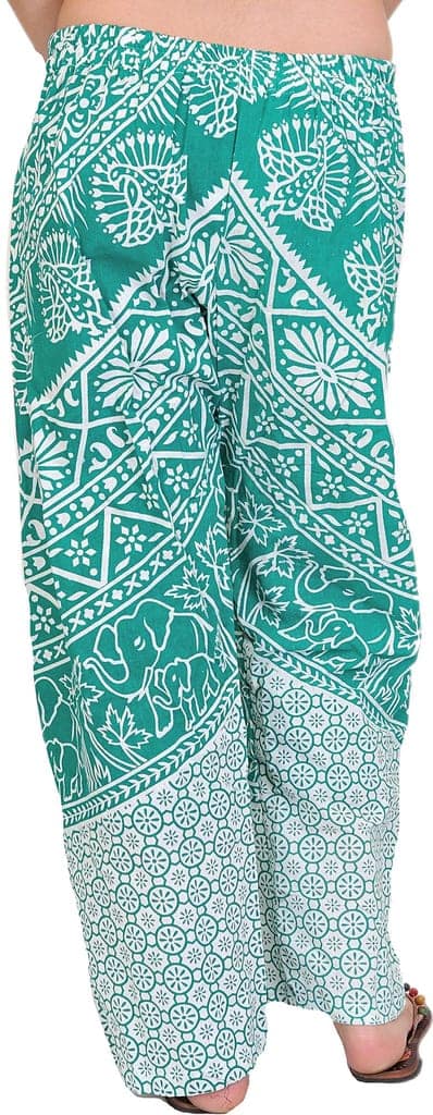 Ultramarine Casual Trousers from Pilkhuwa with Printed Palm Trees view 2