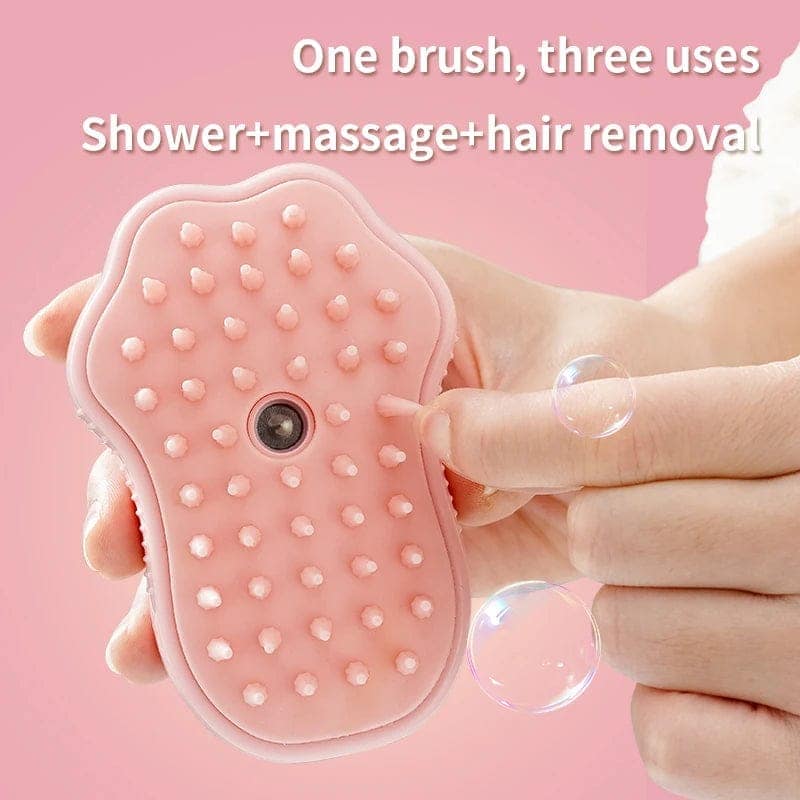 Paw Shaped Rechargeable Pet Hair Spray Brush view 2