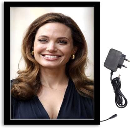 NOKKES Chai Lover Light Photo Frame 8X10 inch Led Light photo Frame With Light Adaptor Led Light Photo Frame Black Color Photo Frame_AQW146 view 2