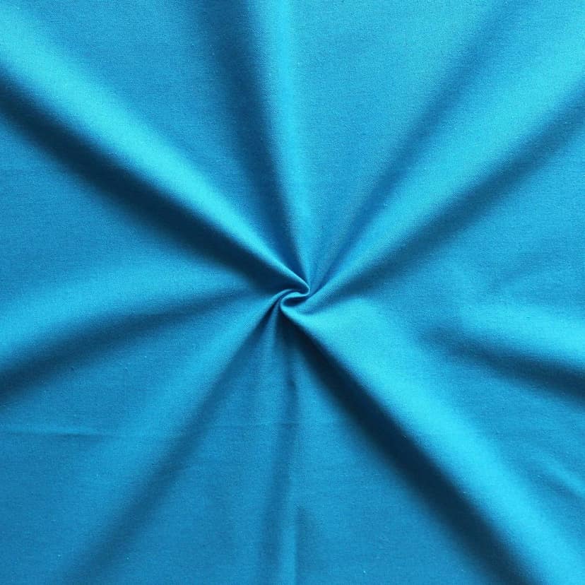 AIRWILL 100% Cotton Solid Pattern 4 Seater Square Table Cover Sized, 56x56 inches (Blue, Pack of 1) view 2