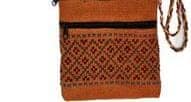 Cross Body Bag For Keep Small Stuff Like Cell Phone Or Key chain And Coins. Double Zippers Be Worth For Keep Things Inside. view 2