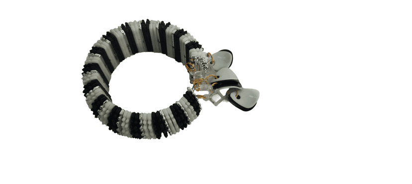 Black and White girls bracelet