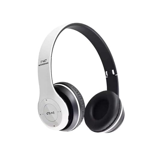 P47 Wireless Bluetooth Portable Sports Headphones with Microphone,AUX,Stereo Fm,Memory Card Support for All Devices