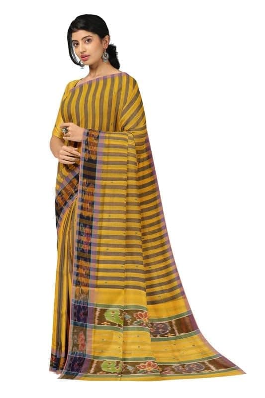 APCO Handloom (A Andhra Pradesh Govt Emporium)- Women's Traditional Pure Handloom Dulla Cotton Saree | DL0063 view 2
