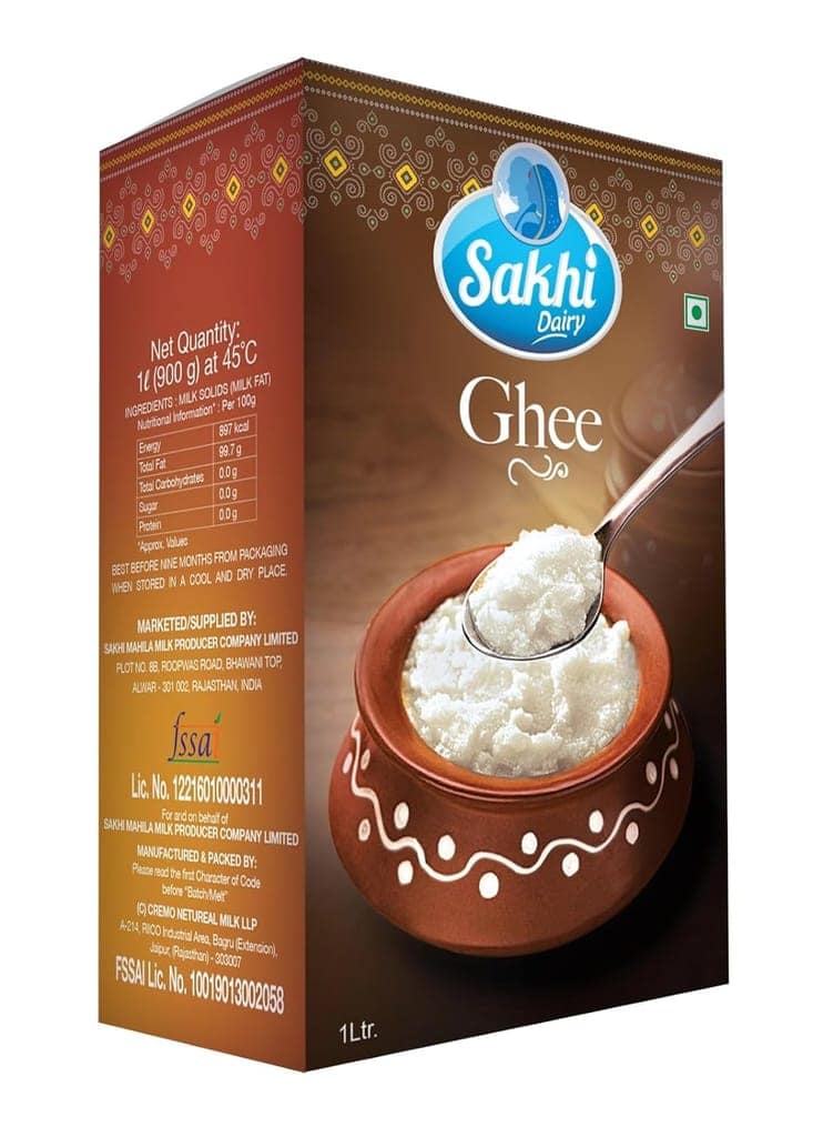 Desi Sakhi Ghee With Rich Aroma, Pure Danedar Ghee- (1 litre) view 2
