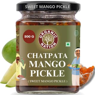 Foodsbay India Sweet Mango Pickle | Traditional Indian Achar | 300 g
