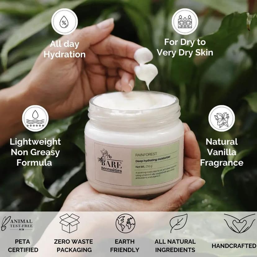 Bare Necessities Deep Hydrating Rainforest Moisturizer for Dry Skin view 2