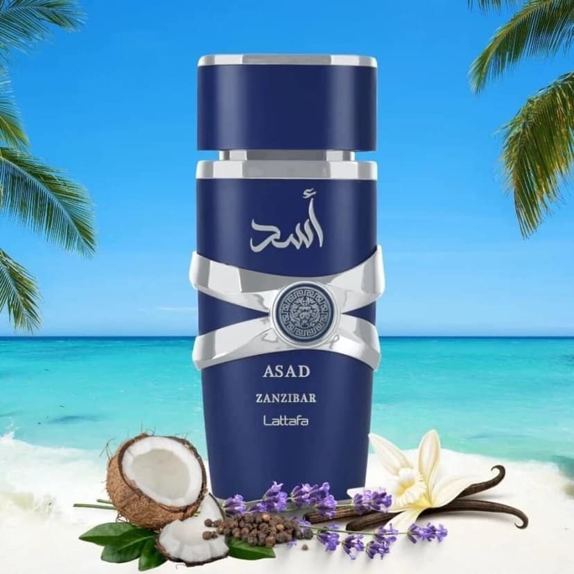 Lattafa Asad Zanzibar Long Lasting Unisex Eau De Parfum 100ml Men Scent Perfume view 2