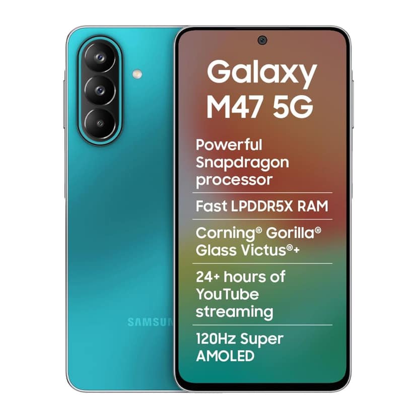 Samsung Galaxy M47 5G (6GB RAM,128GB Storage)-Rogue Red