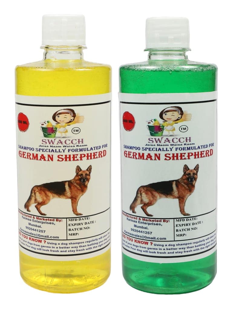Swacch Shampoo Specially Formulated for German Shepherd (500ML) (Combo Pack of 2) Lemon & Neem Alovera view 2