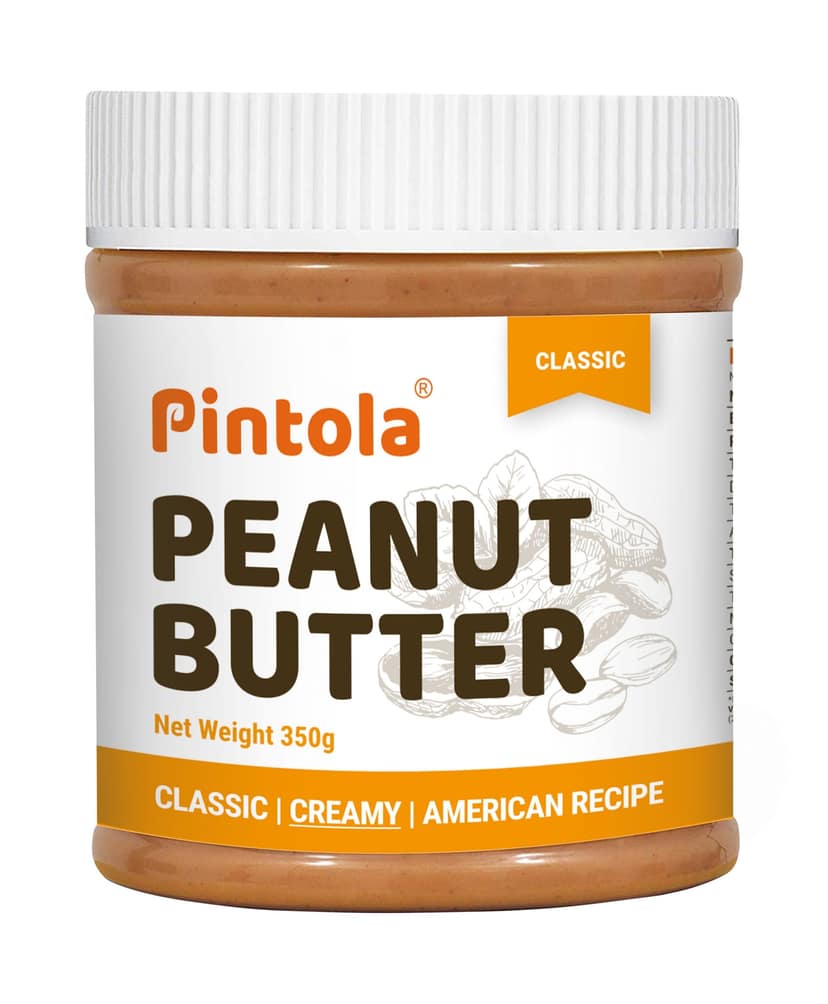 Pintola Classic Peanut Butter Made With Finest Grade Peanut Butter | Source of High Protein | Non GMO, Naturally Gluten Free, Zero Cholesterol | Creamy Pintola Classic Peanut Butter Made With Finest Grade Peanut Butter | Source of High Protein | Non GMO,