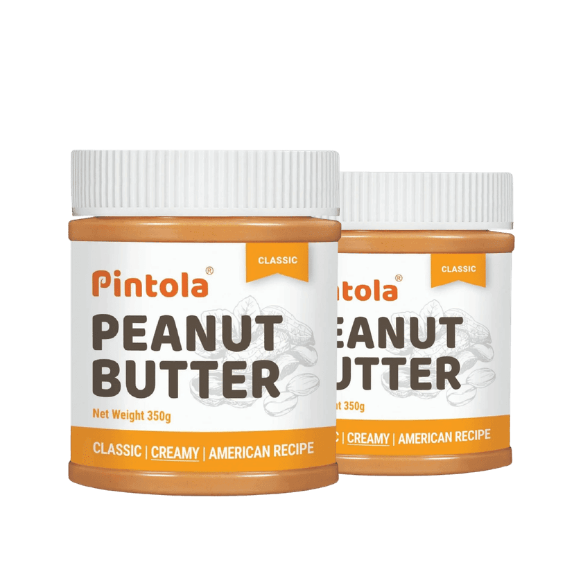Pintola Classic Peanut Butter Made With Finest Grade Peanut Butter | Source of High Protein | Non GMO, Naturally Gluten Free, Zero Cholesterol | Creamy Pintola Classic Peanut Butter Made With Finest Grade Peanut Butter | Source of High Protein | Non GMO, view 2