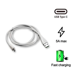 Type C data cable with 2.4Amp Rapid Charging (1000mm)