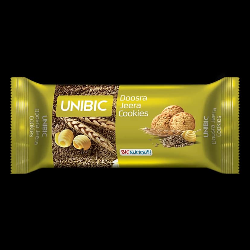 Unibic Doosra Jeera Cookies, 75 G Pouch
