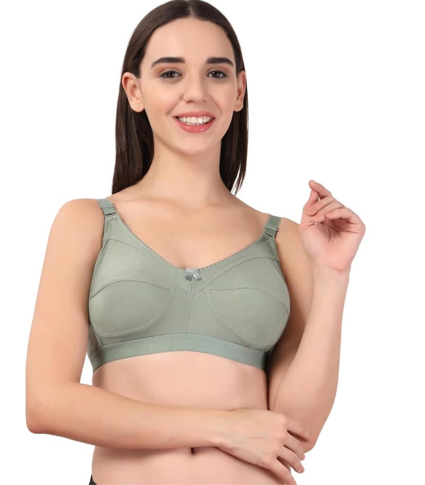 ADORNSTAR Women's Cotton Non-Padded Full Coverage Bra