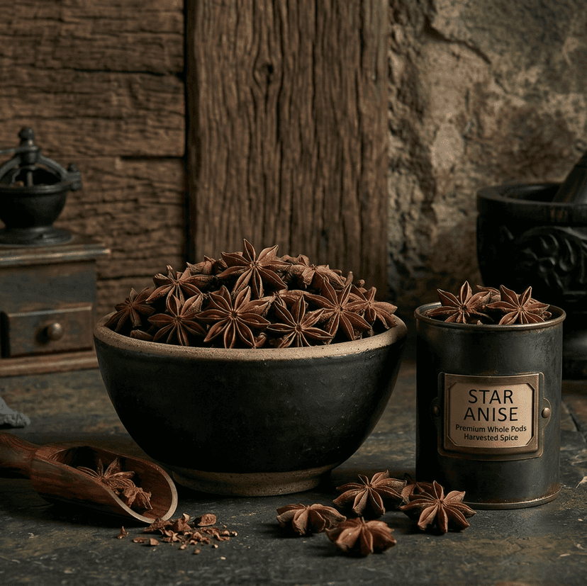 ODM Masala Star Anise (Chakri Phool) - Whole Aromatic Spice