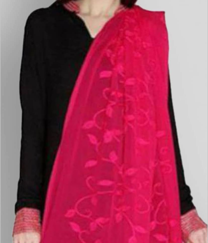 Apratim Pink Chiffon Dupatta view 2