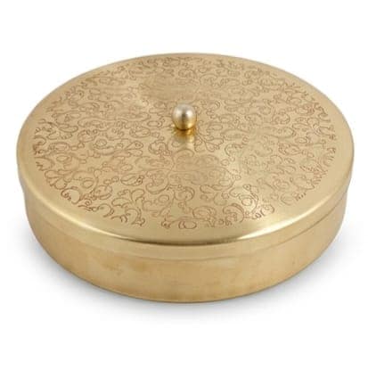 Handcrafted Iron Spice Box Set for Kitchen with 7 Containers | Species Organiser Container view 2