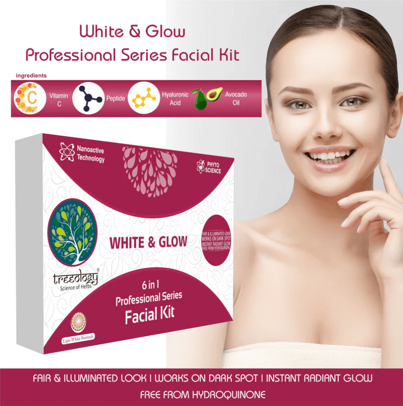 Treeology White & Glow Facial Kit 6 in 1 for Radiant Skin view 2