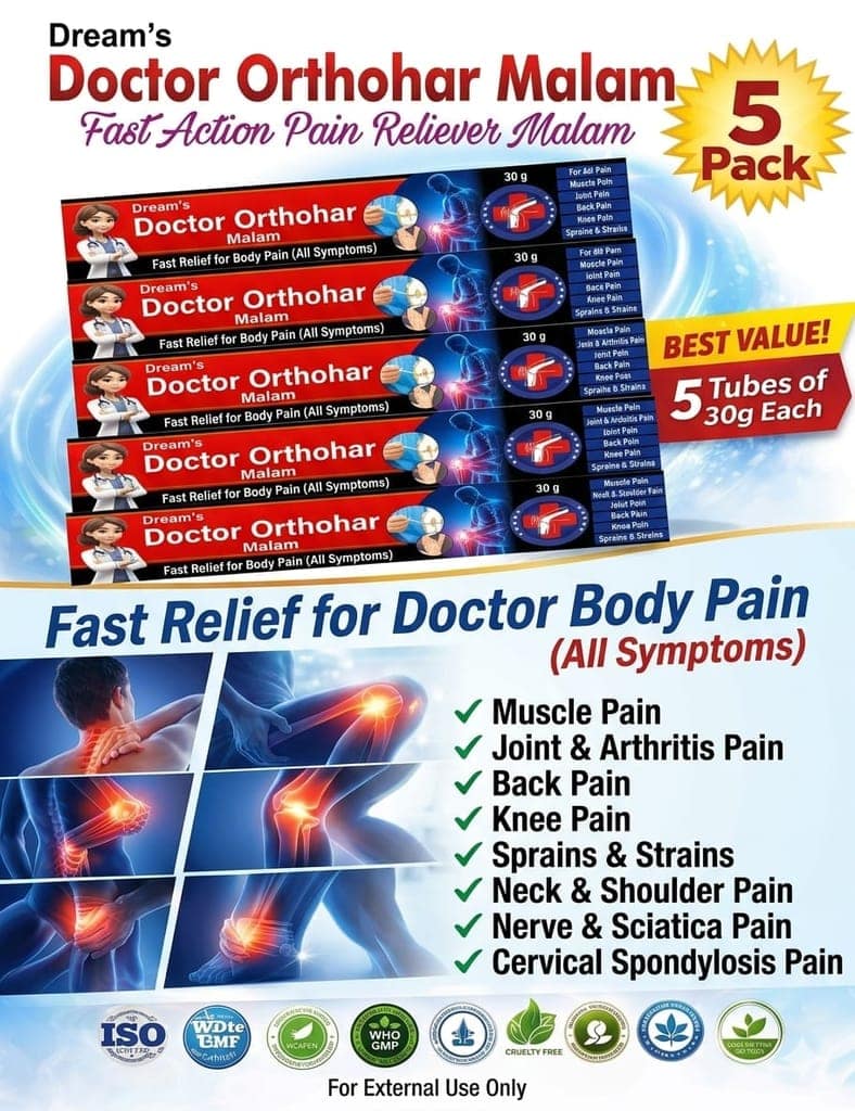 Dream's Doctor Orthohar Malam Pain Relief Ointment 30g x 5 Pack view 2