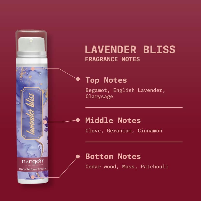 Lavender Body Perfume for Calmness | Lavender Perfume Cream | Non-Alcoholic Perfume | Aromatic Bliss view 2