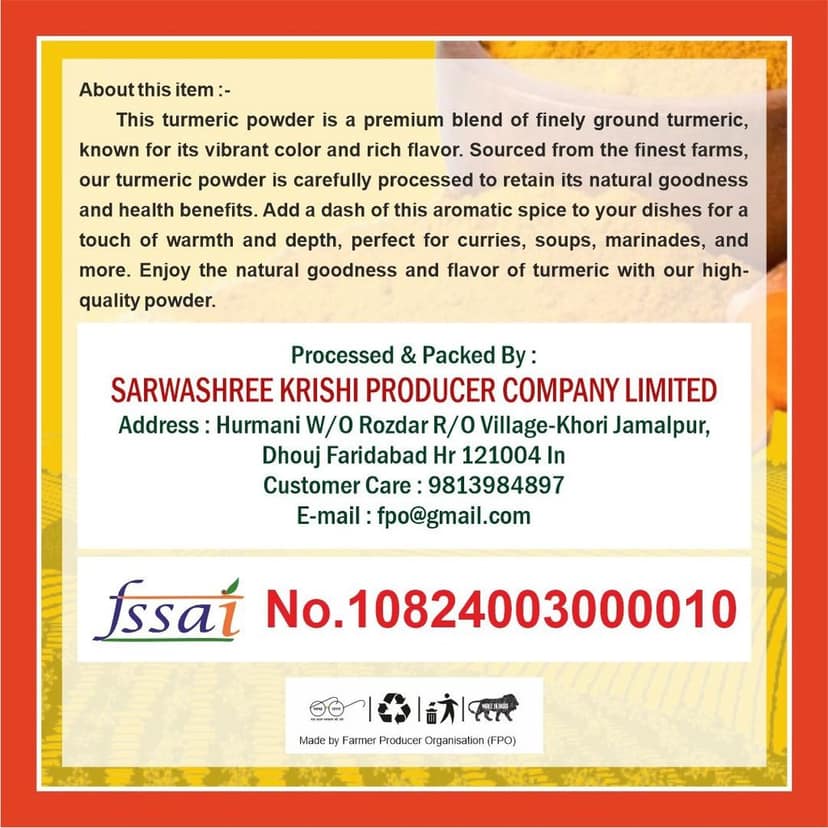 Haldi Powder (200 gm) view 2