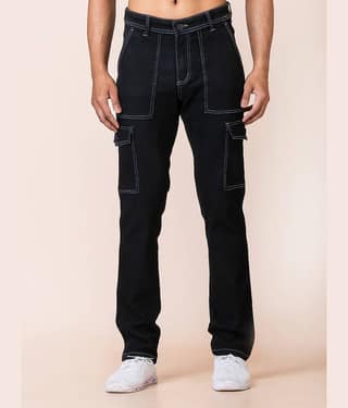 Aflash Regular Fit Basic Men's Jeans - Black ( Pack of 1 )