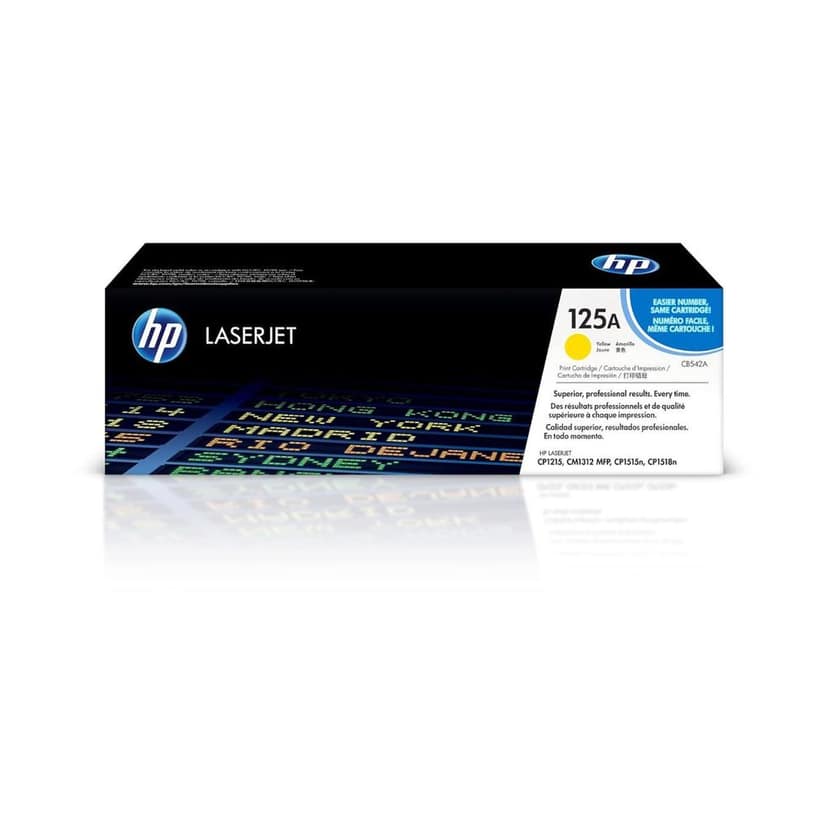 HP 125A Yellow Original LaserJet Toner Cartridge (CB542A) view 2