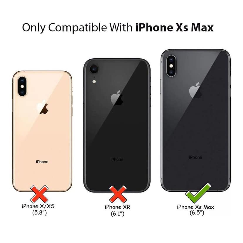 LIRAMARK Liquid Silicone Soft Back Cover Case for Apple iPhone Xs Max view 2