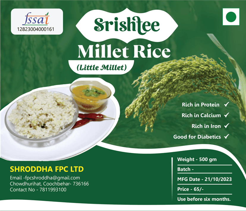 Srishtee Little Millet Rice (Kutki)