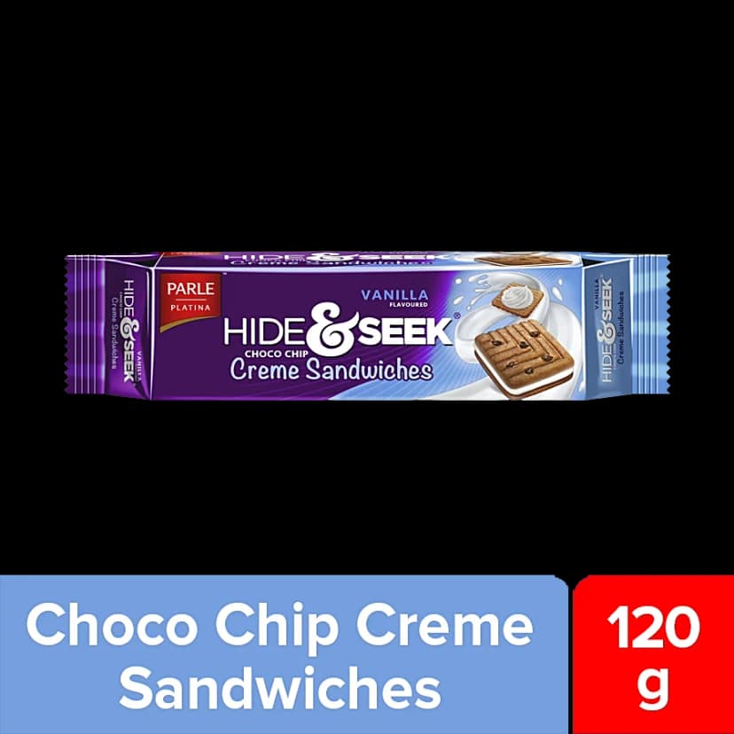 Parle Hide & Seek - Vanilla Creme, 120 G
