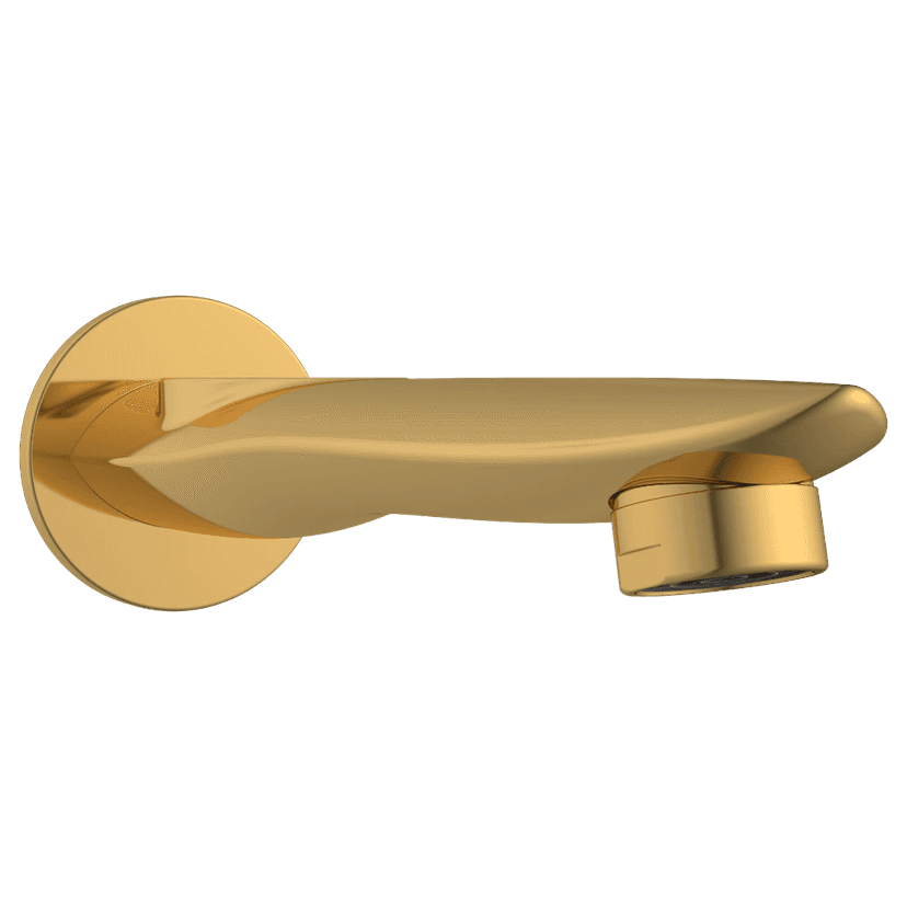 SP-GG-5319 Bath Tub Spout With Wall Flange (Kia Collection) (Glossy Gold) view 2