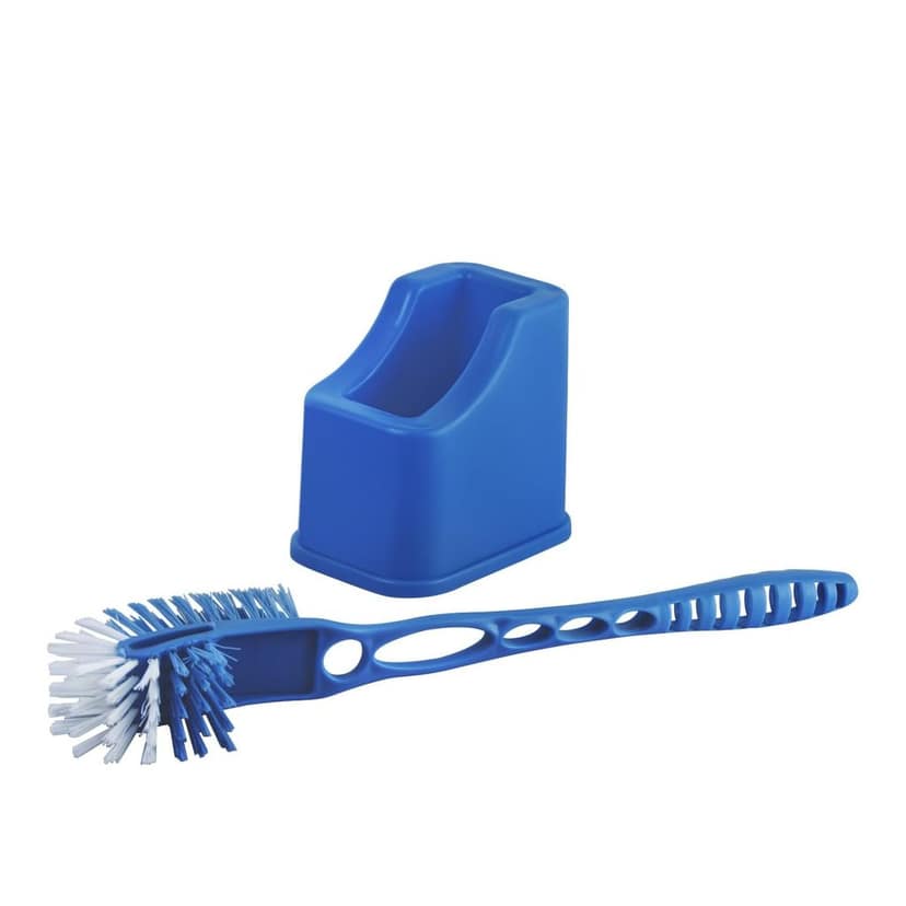 Kleeno By Cello Toilet Brush and Holder Set - Bathroom Cleaning Supplies - Compact and Discreet Design - Durable and Long Lasting - Easy to Clean and Maintain view 2
