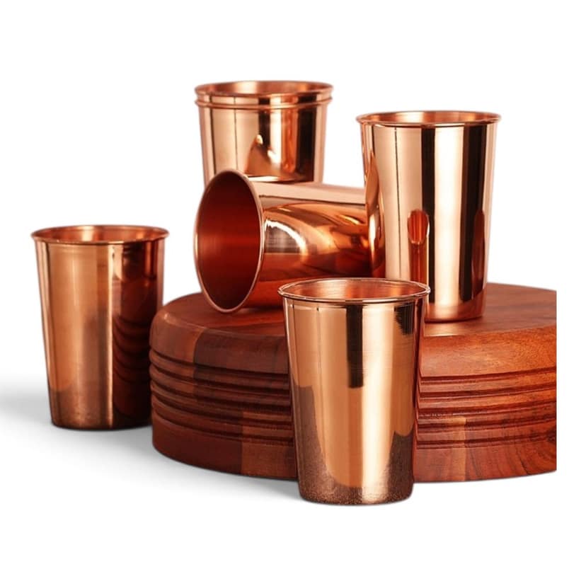 Set of Six Plain without Dimple Tumblers view 2